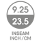 Inseam 9.25"
