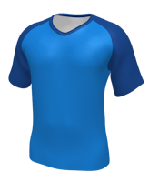 Performance Unisex T-shirt V-hals raglan mouw