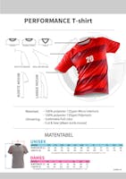 Performance Unisex T-Shirt ronde kraag raglan mouw