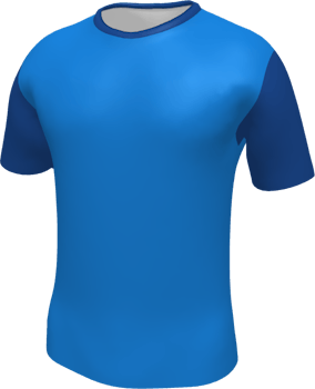 Elastic Unisex T-shirt ronde kraag rechte mouw