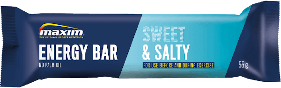  7 x   Maxim Energy Bar Sweet + Salty 55g