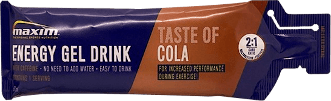 7 x  Maxim Energy Gel Drink Cola Taste met caffeïne 60ml