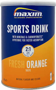 1 x  Maxim Sports Drink Fresh Orange Taste – 480g