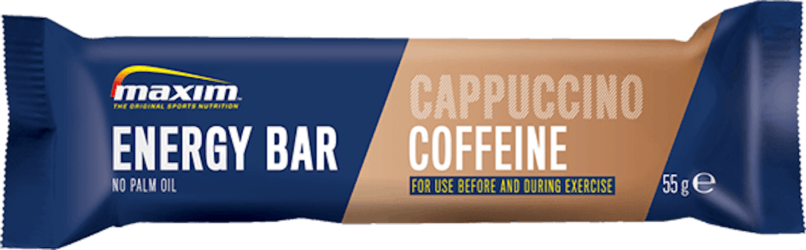  7 x   Maxim Energy Bar Cappuccino Caffeine 55g
