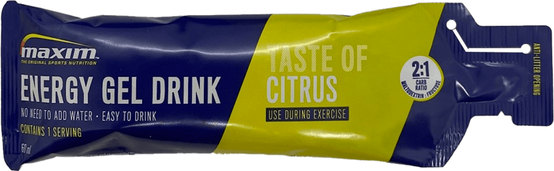 7 x   Maxim Energy Gel Drink Citrus Taste 60ml