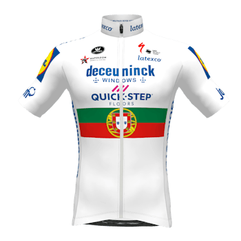 Deceuninck Quick-Step 2021 Portugese Champion Jersey Short Sleeves Aero SP.L 