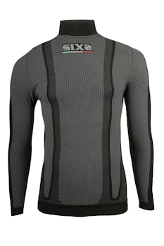 SIXS Classic Carbon Long Sleeves With Turtleneck BLACK
