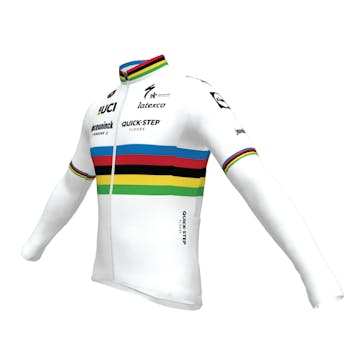 Deceuninck Quick-Step 2021 World Champion Jersey Long Sleeves ES.L Thermosquare 